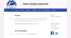 Desktop Screenshot of ithacateachers.org